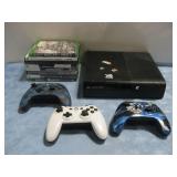 XBox  360 Gaming Console W/Three Gaming See Info