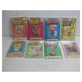 Eight Vtg Plop Comic Books