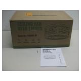 NIOB Ceiling Fan W/ Lights