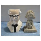 KFC Colonel Sanders Mug & Attorney Figurine