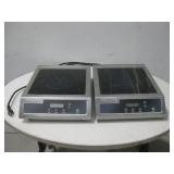 Two Waring Induction Plates Model W1H400 See