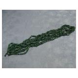 10 Malachite Chip Bead Strands 16' Each