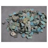 1/2 Pound Old Stock Turquoise Stabilized Slices
