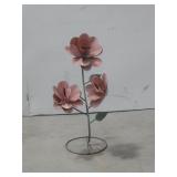 Metal Yard Art Flower Sculpture 26'