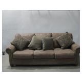 Living Room Sofa W/Accent Pillows See Info