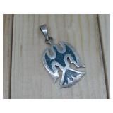 Vtg Sterling Inlaid Hallmarked Mexico