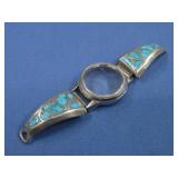 Vtg S.S. Turquoise Watch Band