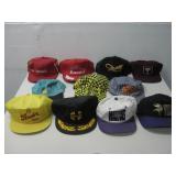 Ten Various Vtg Baeball & Trucker Hats