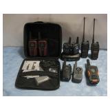 Nine Various Walkie Talkies See Info