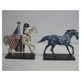 Two Trail Of Painted Ponies Statues See Info