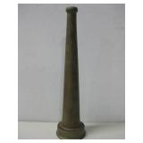 Vtg Brass Fire Hose Nozzle 10' Tall