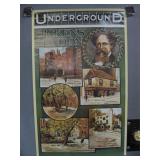 Underground Dickens' London Poster 35'x31'