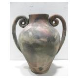 Signed Wood Fired Pottery 13.5' Tall