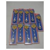 Nine NIP Souvenir New Mexico Spoons