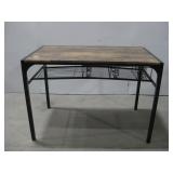 Desk W/Metal Shelf & Organizer See Info