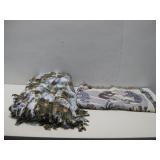 Kokopelli & Fleece Cat Blanket Largest 55' x 99'