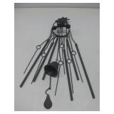 Metal Windchine W/Cast Iron Bell 24'