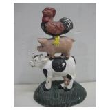 Handpainted Cast Iron Animal Kitchen Decor See