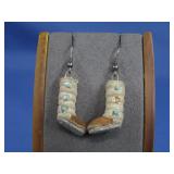 Felt Boot Dangle Earrings