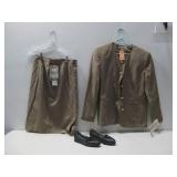 NWT SK & Company Vtg 2pc Skirt Suit & Ipanema See