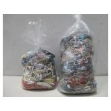 Two Large Bags Of Assorted Costume Jewelry