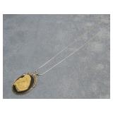 Vtg Style Religious Cameo Brooch/Pendant