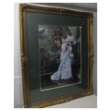 Framed 'The Bunch Of Lilacs' Print See Info