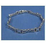 Silvertone Link Bracelet