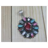 SW Sterling Silver Cluster Pendant