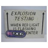 Vtg Explosion Metal 10' x 14'