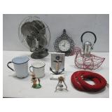 Vtg Items Conger Lantern Enamelware Measure See