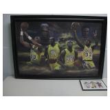 Lakers Legends Framed Wall Art 39.5' x 27.5' See