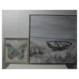 Row Boat Canvas Wall Art 31' x 31' See Info