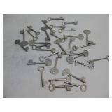 Thirty Vtg Skeleton Key Blanks
