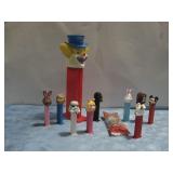 Extra Large PEZ W/Various Regular PEZ Candy See