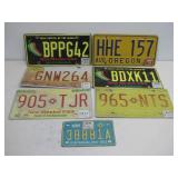 Seven Assorted NM License Plates