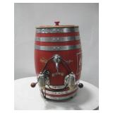 Vtg Coca-Cola & Root Beer Barrel Dispenser See