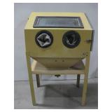 Large Sandblasting Cabinet Built In Gloves See