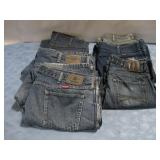 Assorted Jeans Wrangler & Express See Info