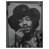 1970 Jimi Hendrix Poster 29'x42'