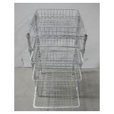 Four-Tiered Metal Rack 37in Tall