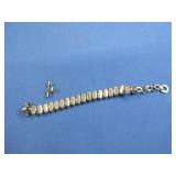 Vtg Sterling Silver Bracelet