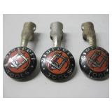 3 Vtg Original Starrett Tools Metal Advert. See