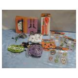 Halloween Decor NIP Spider Webbing & More