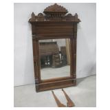 Antique Dresser Top Mirror 36' x 52' x 4' See