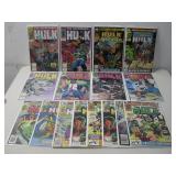 Sixteen Vtg Hulk Comic Books
