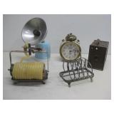 Vtg Camera, Linden Alarm Clock & More See Info
