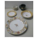 Vtg Fite & Floyd Cherub Stoneware Set & More