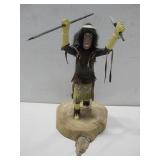 Native American Signed & Numbered Kachina Doll 11'