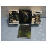 Two Funko POPS! & Alien Anthology Blue-Ray Set